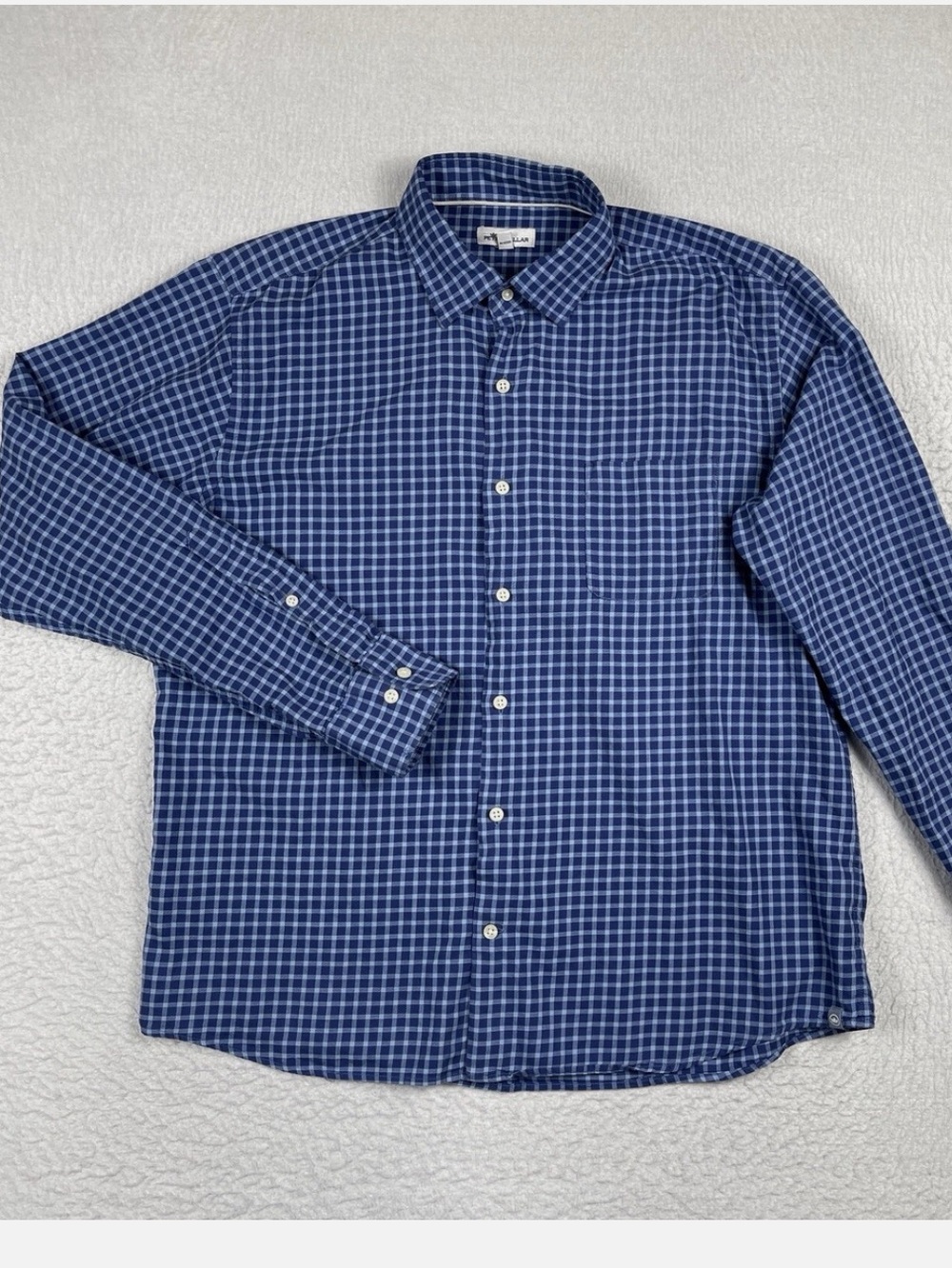 TAKING OFFERS! Peter Millar Blue on Blue Button-Down Shirt, XL